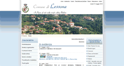 Desktop Screenshot of comunelessona.it